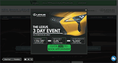 Desktop Screenshot of kenshawlexus.com